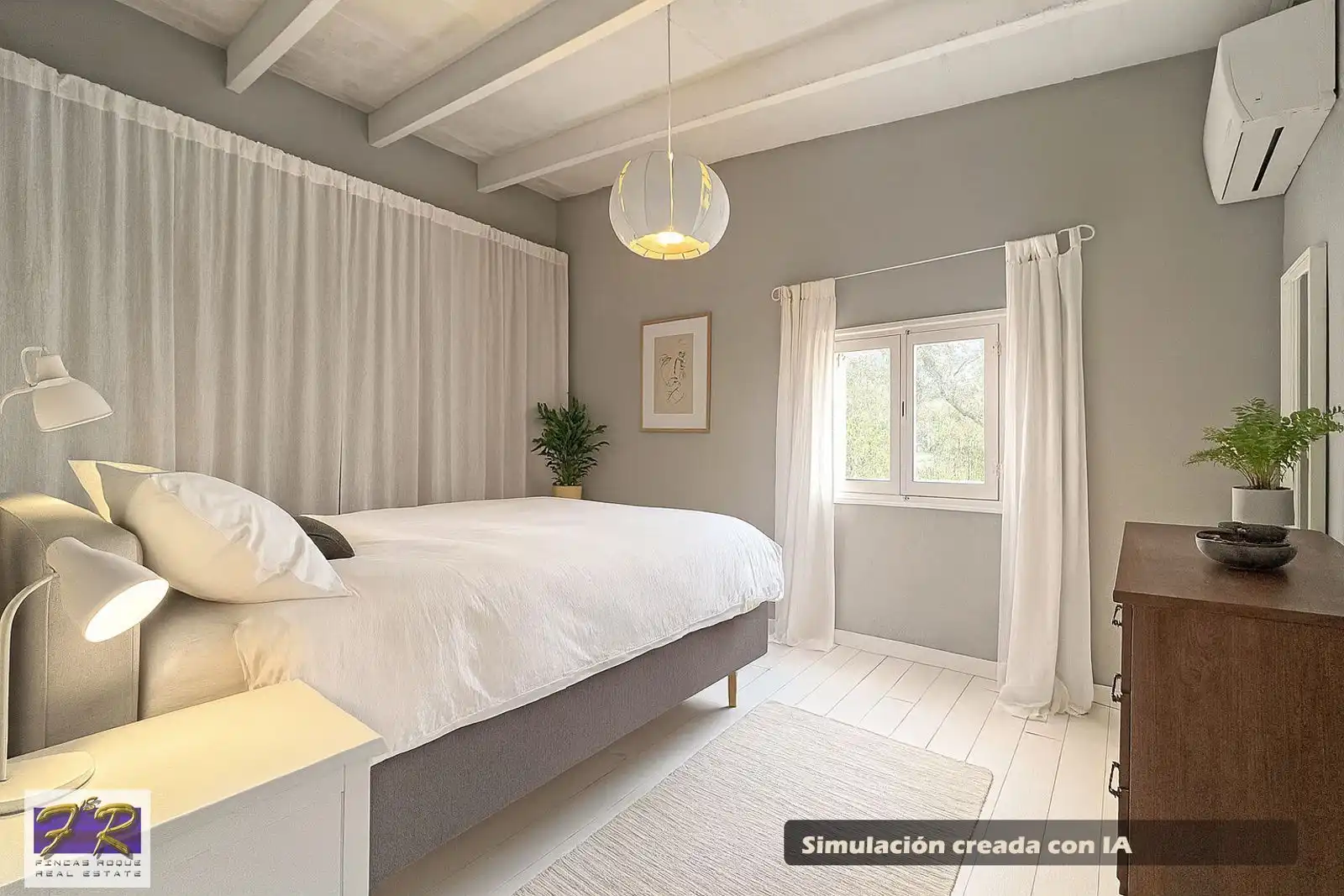 Habitación de Finca rústica en venta en Búger con Aire acondicionado, Terraza y Trastero