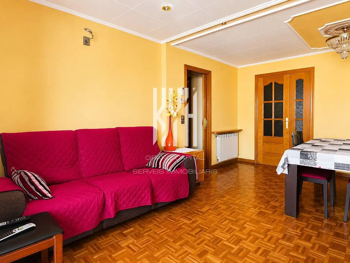 Living room of Attic for sale in Girona  with Air Conditioner, Heating and Balcony