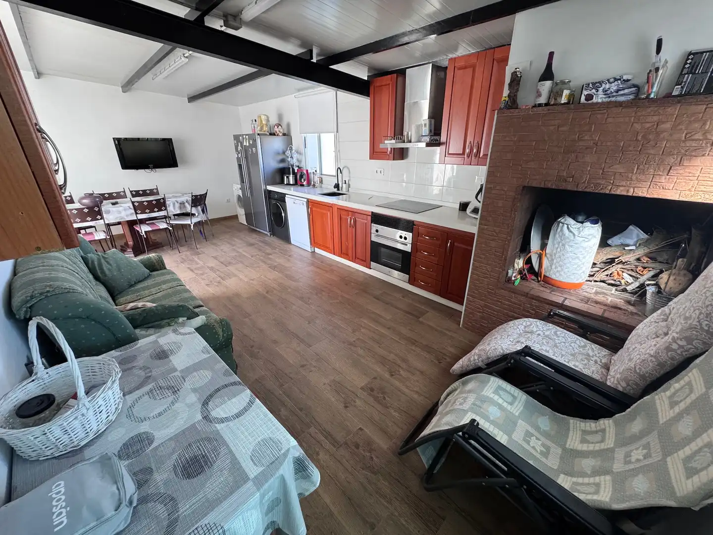Cocina de Finca rústica en venta en Villena con Aire acondicionado, Calefacción y Jardín privado