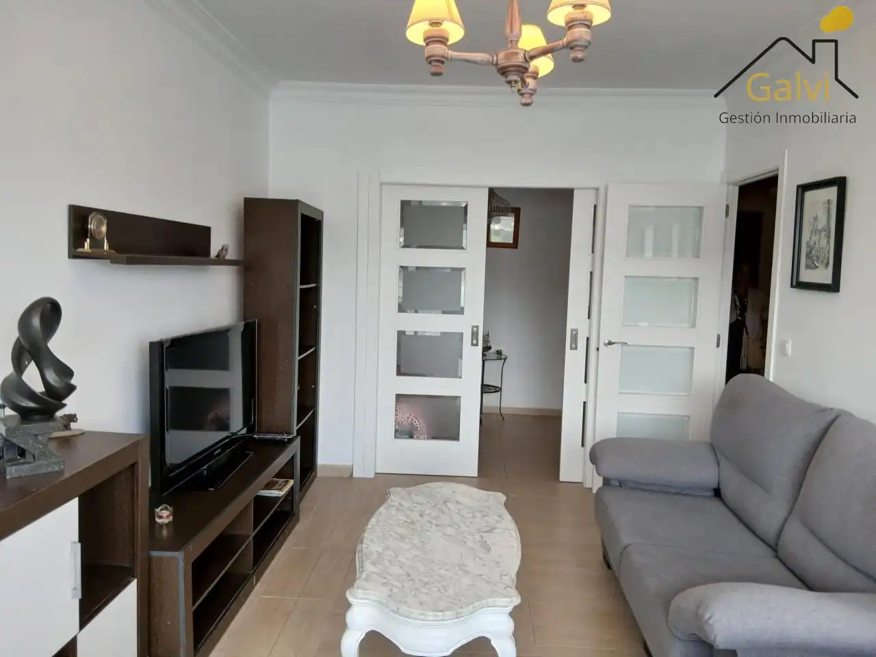 Wohnzimmer von Wohnung zum Verkauf in Pontedeume mit Heizung, Abstellraum und Möbliert
