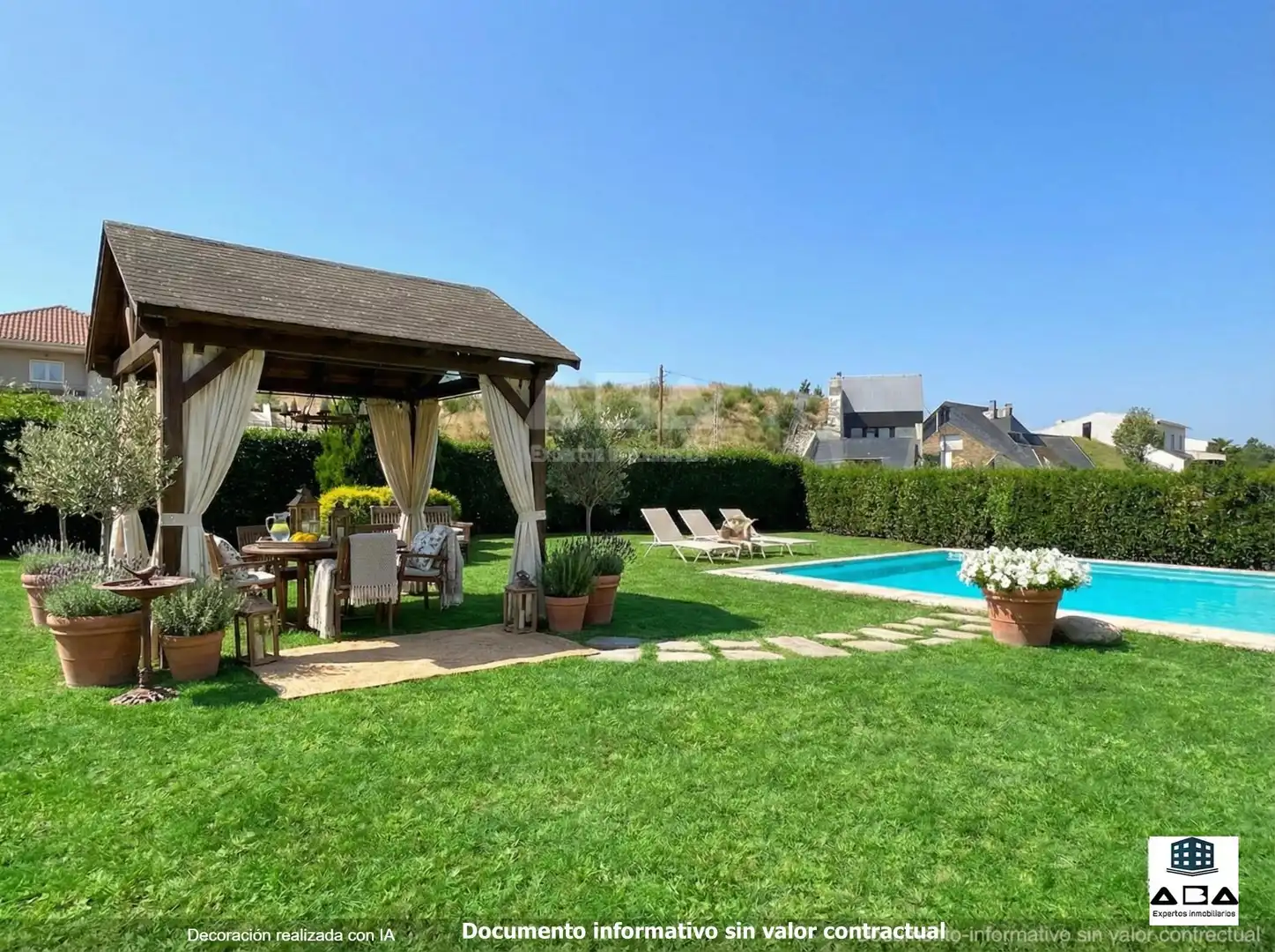 Jardí de Casa o xalet en venda en Gijón  amb Jardí privat, Traster i Piscina