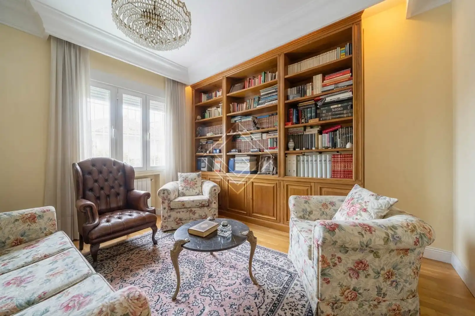 Sala de estar de Casa adosada en venta en Madrid