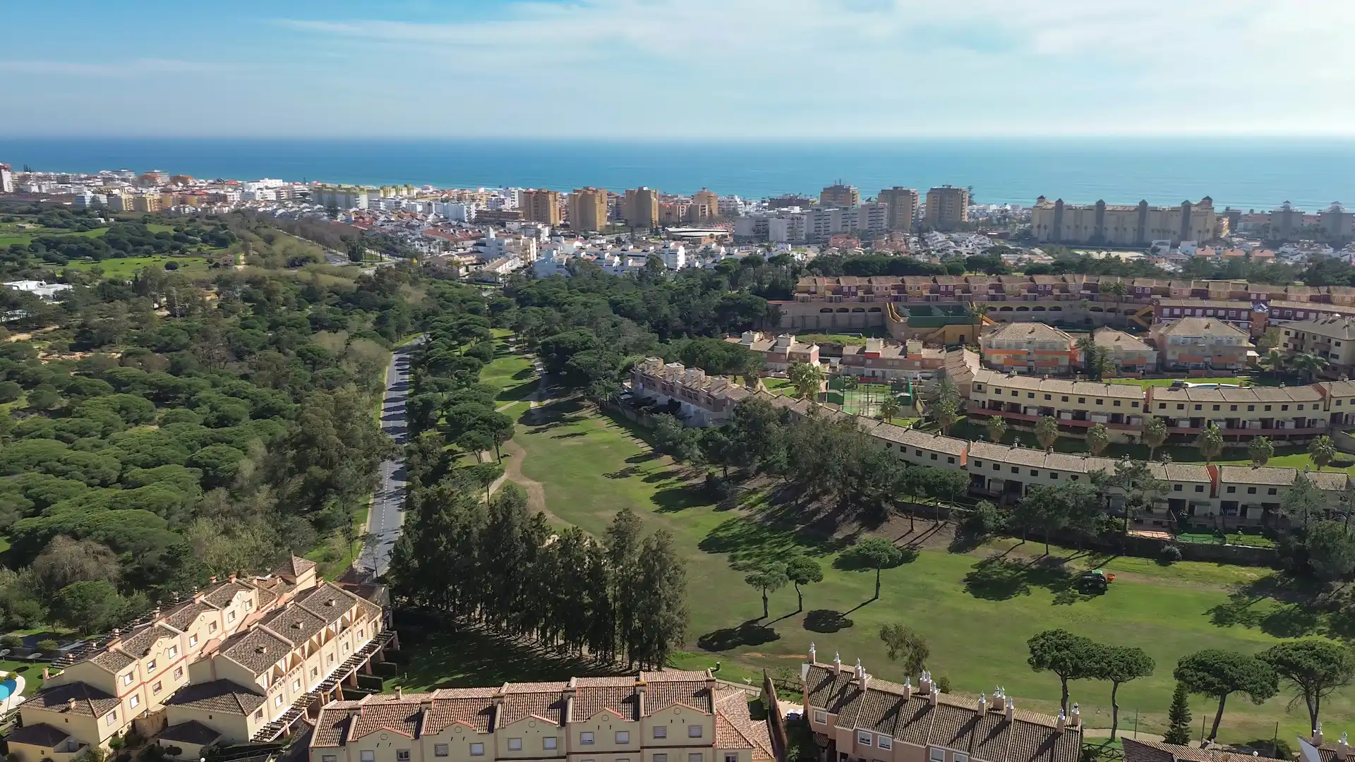 Exterior view of Apartments for rent in Islantilla  with Air Conditioner, Heating and Terrace