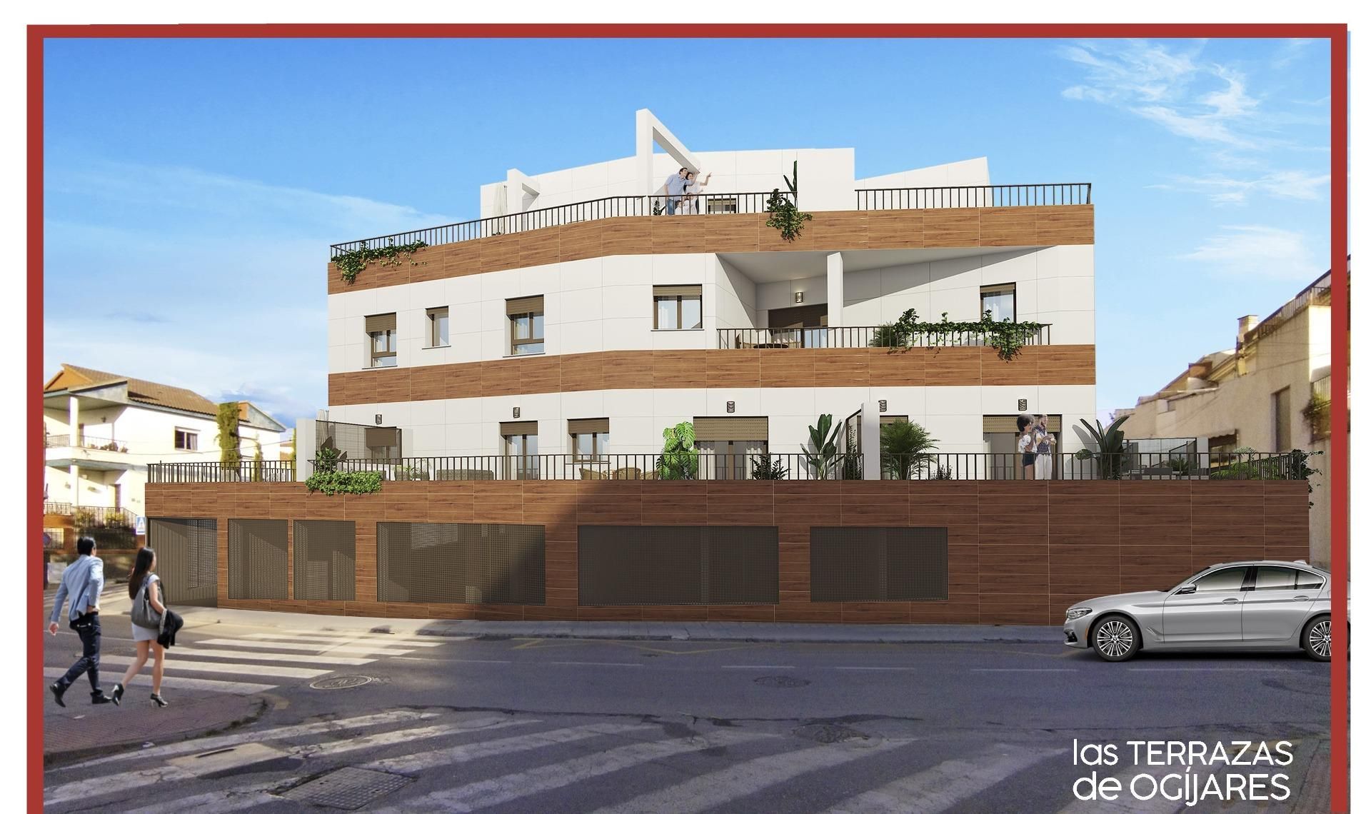 Vista exterior de Planta baja en venta en Ogíjares con Calefacción y Terraza