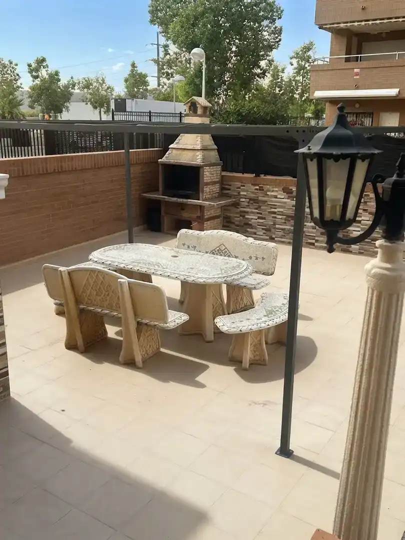 Terrassa de Apartament de lloguer en Oropesa del Mar / Orpesa amb Aire condicionat, Piscina i Balcó