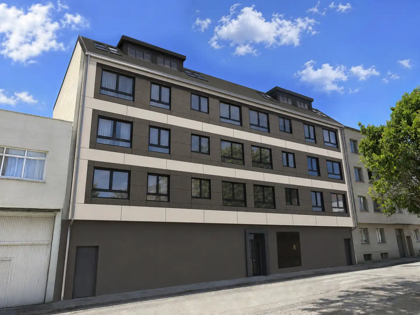 Exterior view of Flat for sale in Narón  with Heating, Parquet flooring and Terrace