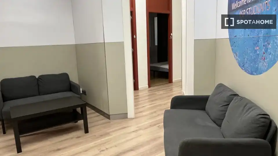 Flat for share in Barcelona  with Air Conditioner, Heating and Terrace
