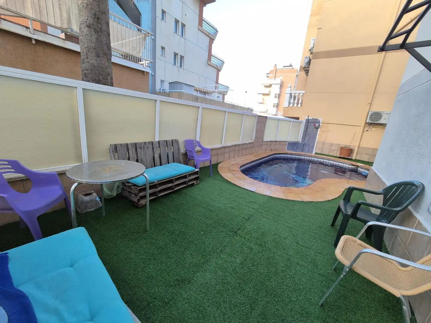 Swimming pool of Detached homes for sale in Oliva  with Air Conditioner, Heating and Private garden