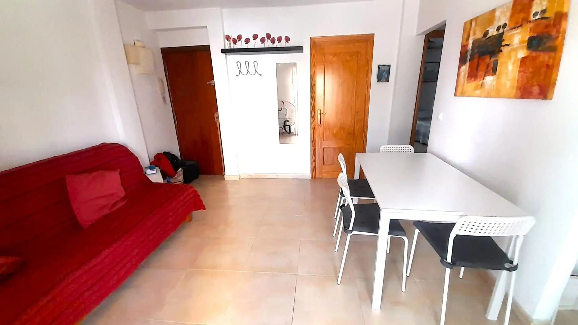 Schlafzimmer von Wohnung zum Verkauf in Benidorm mit Klimaanlage, Terrasse und Möbliert