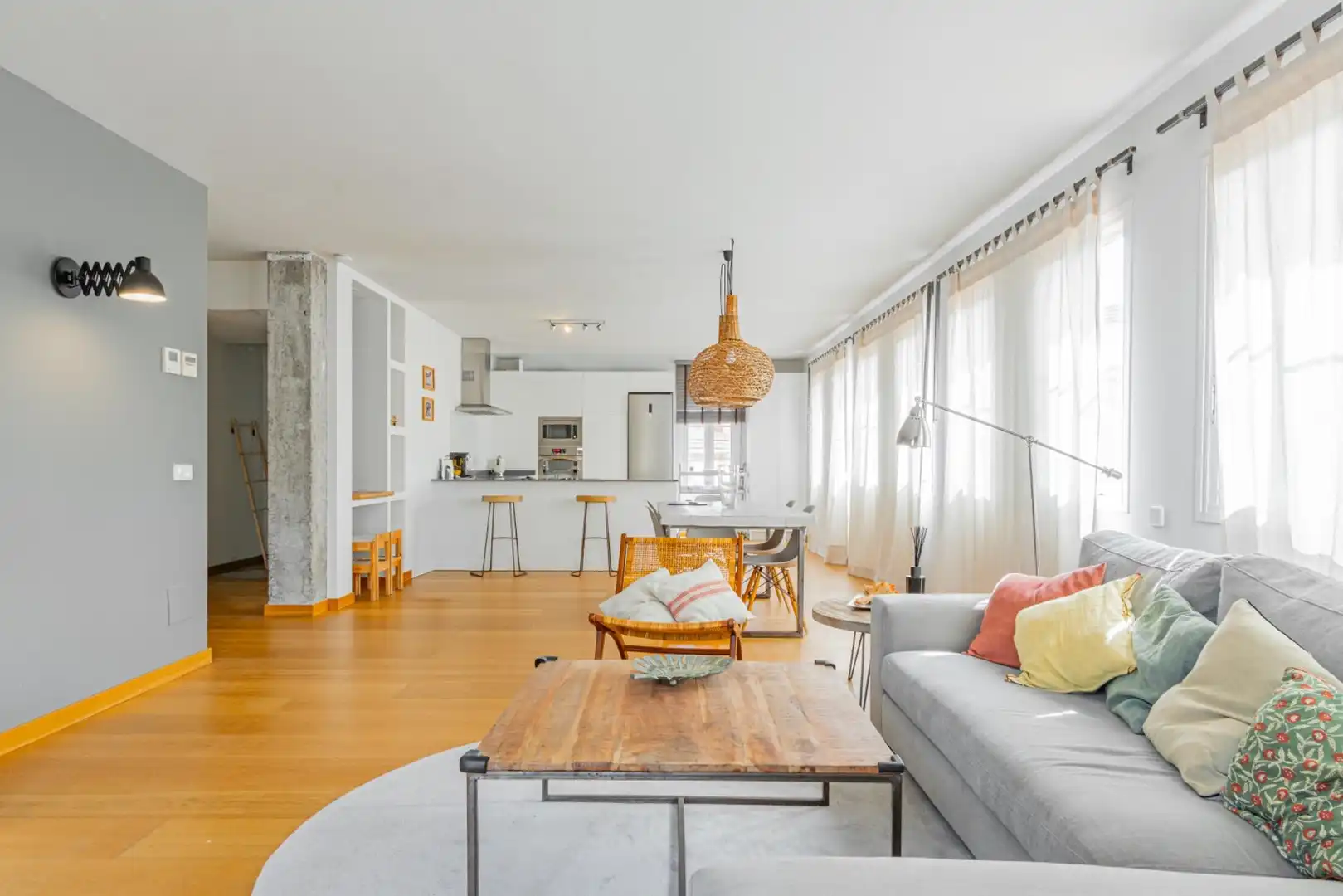 Sala d'estar de Àtic en venda en  Palma de Mallorca amb Aire condicionat, Calefacció i Jardí privat