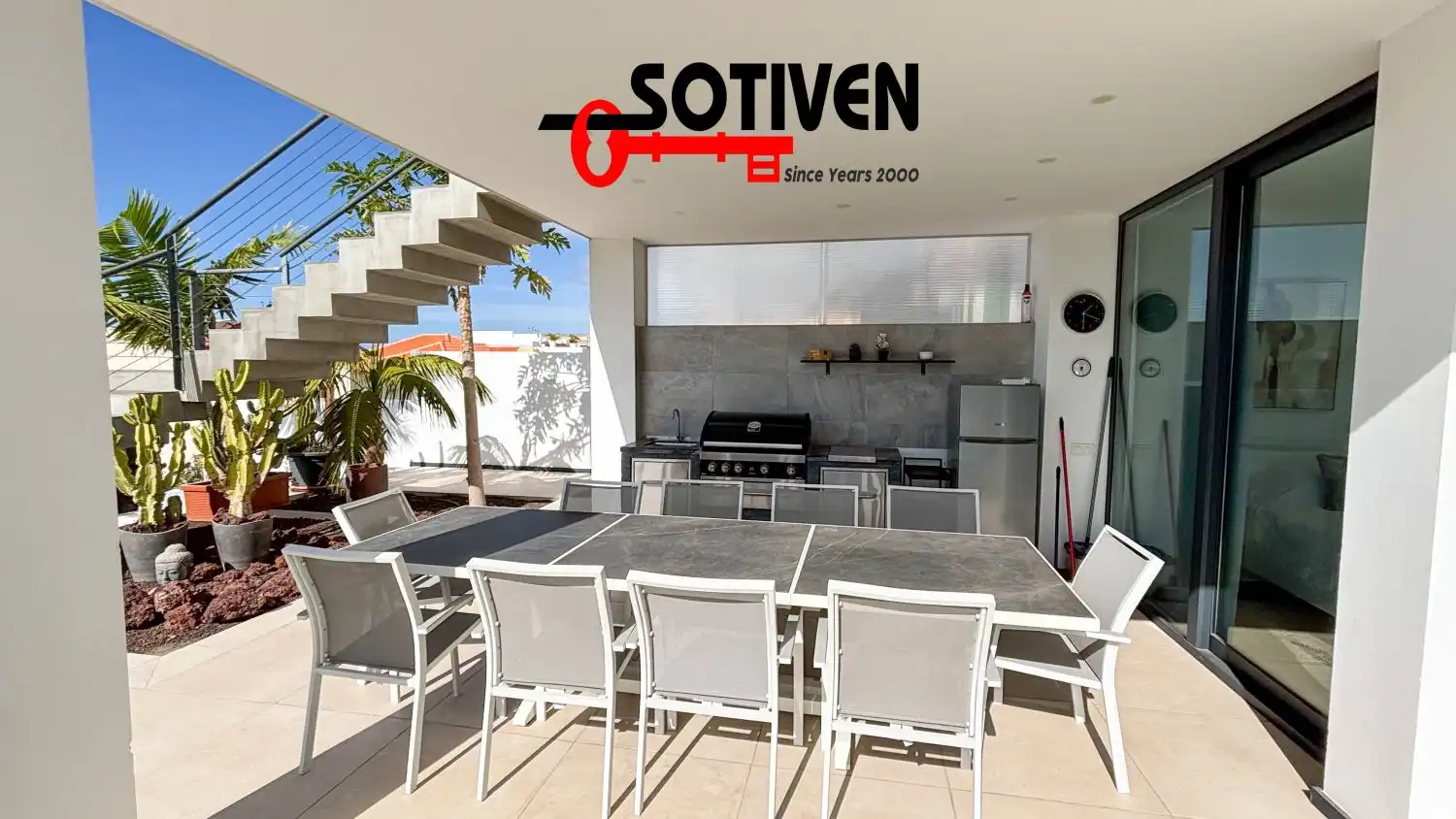 Terraza de Casa o chalet en venta en Adeje con Jardín privado, Terraza y Piscina