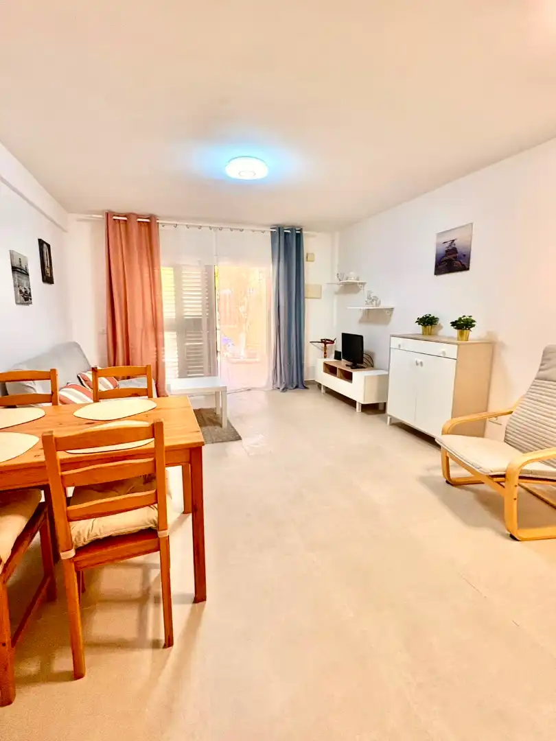 Living room of Apartments for rent in Adeje  with Air Conditioner, Parquet flooring and Terrace