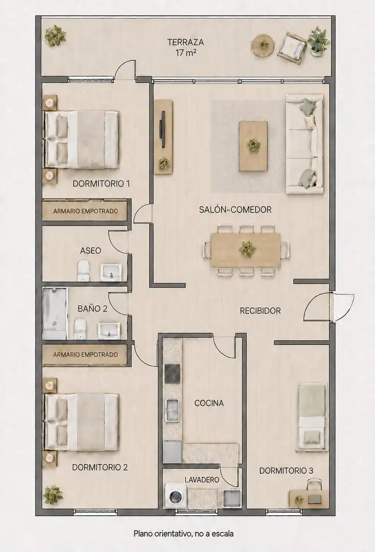 Flat for sale in Roses  with Terrace and Furnished