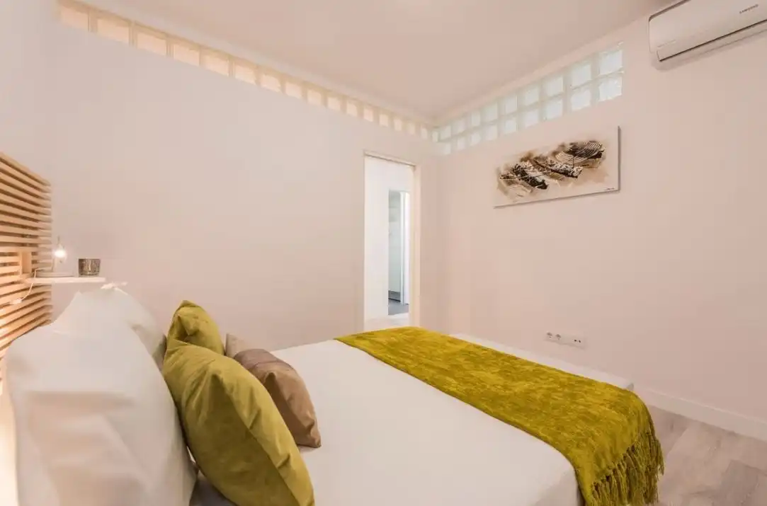 Bedroom of Flat for rent in Dénia  with Air Conditioner, Furnished and Pets allowed