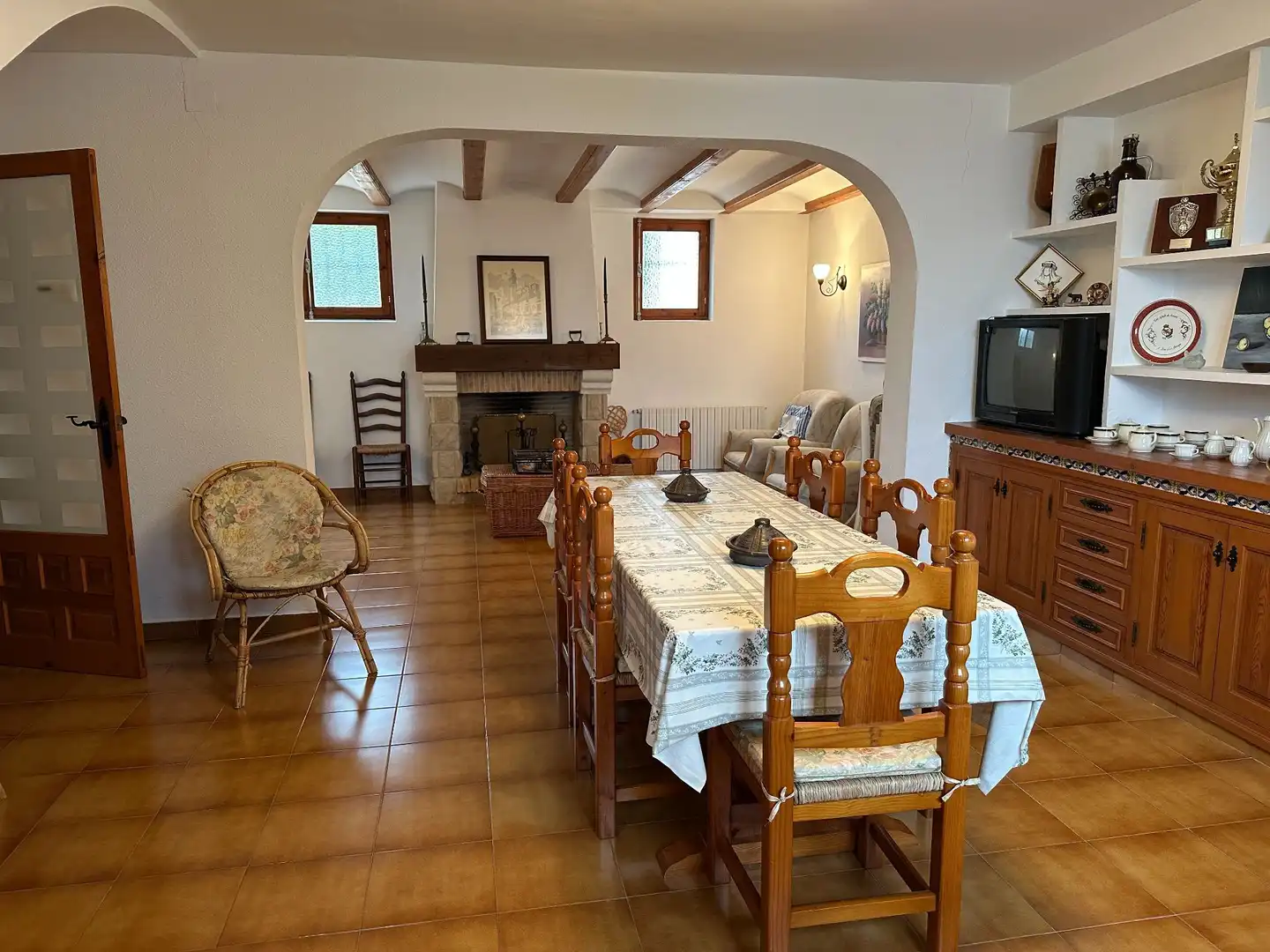 Menjador de Casa o xalet en venda en Ontinyent amb Aire condicionat, Calefacció i Jardí privat