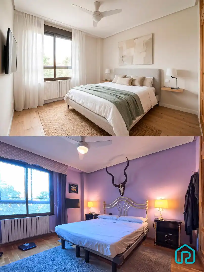Bedroom of Flat for sale in Zaragoza