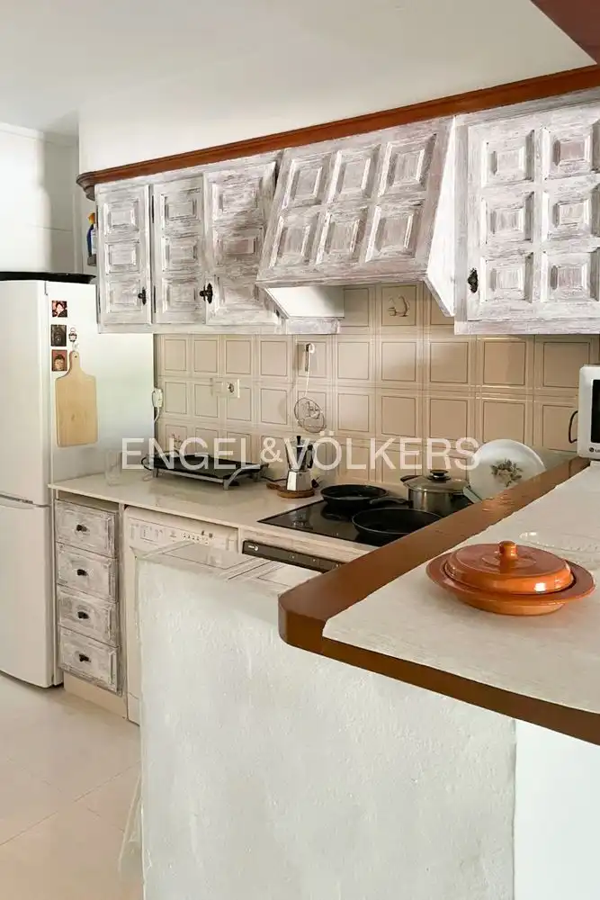 Cocina de Casa o chalet en venta en Dénia con Aire acondicionado, Calefacción y Jardín privado