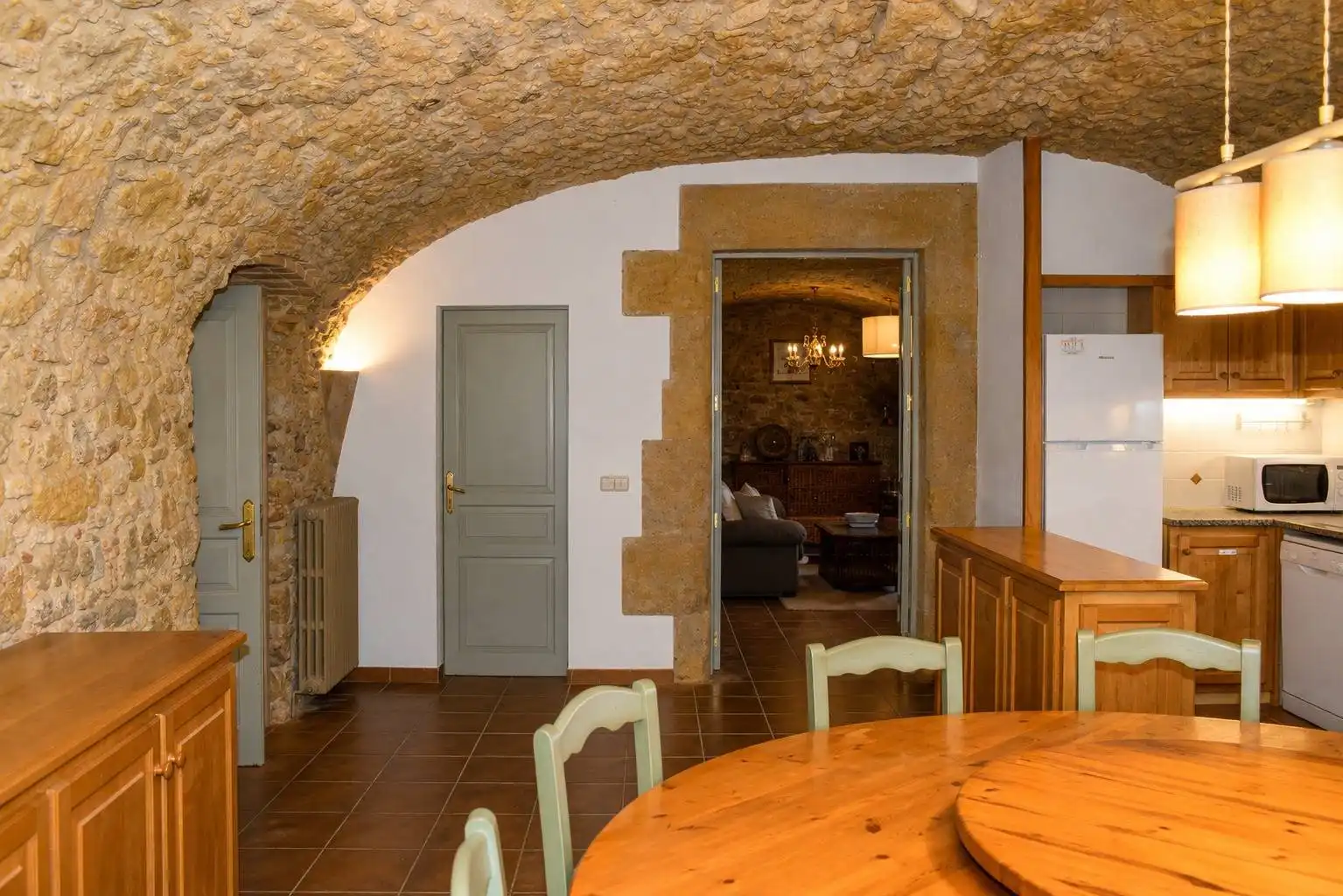 Esszimmer von Country house zum Verkauf in Forallac mit Heizung, Privatgarten und Terrasse