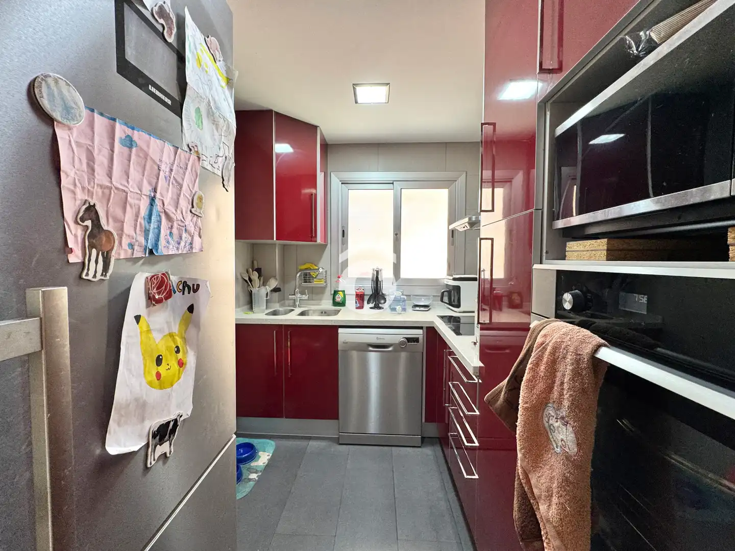 Cocina de Piso en venta en Sant Feliu de Llobregat con Aire acondicionado, Calefacción y Parquet