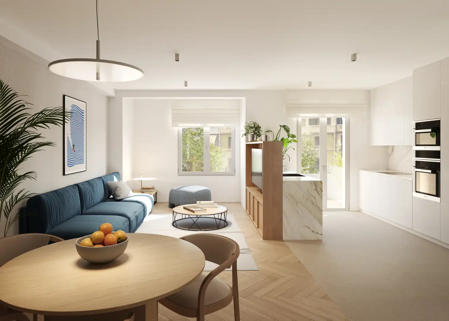 Wohnzimmer von Wohnung zum Verkauf in Donostia - San Sebastián  mit Heizung, Terrasse und Ofen