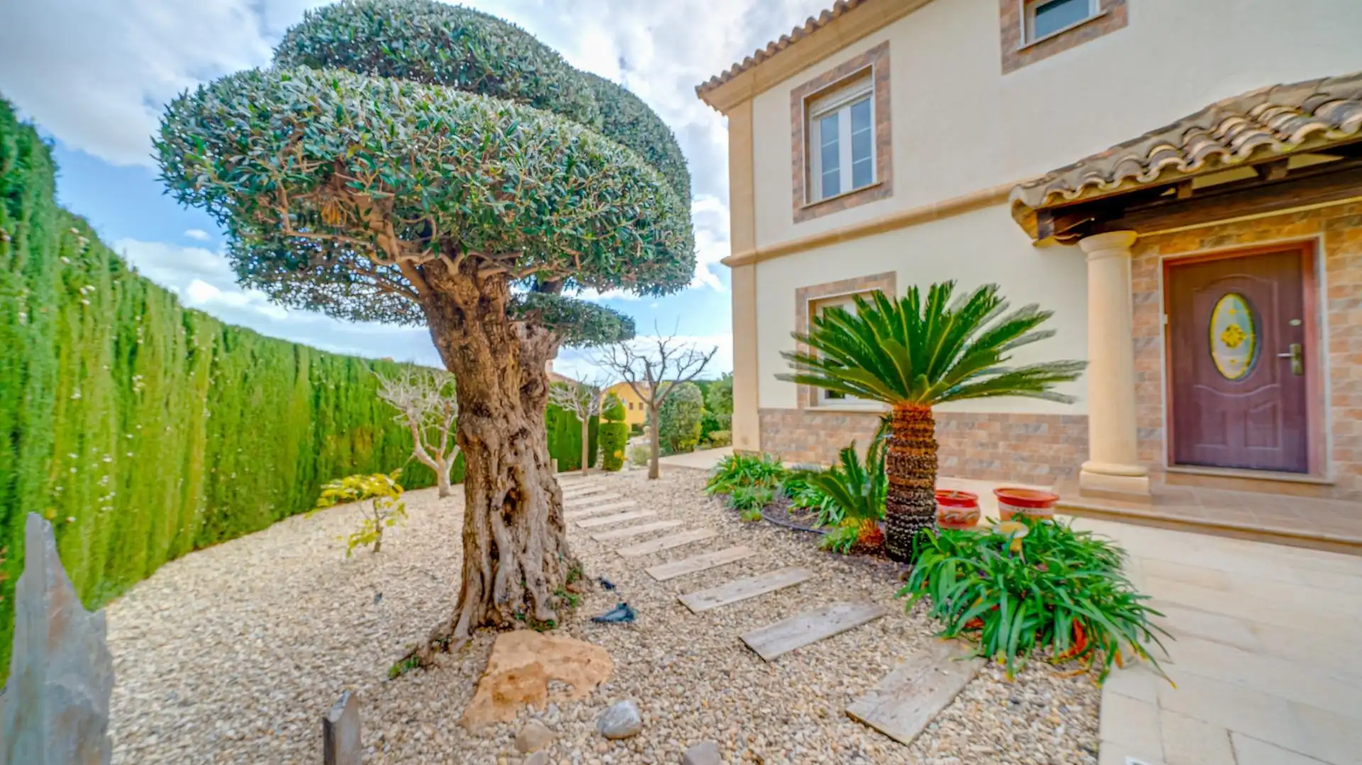 Garten von Haus oder Chalet zum Verkauf in Finestrat mit Klimaanlage, Heizung und Privatgarten