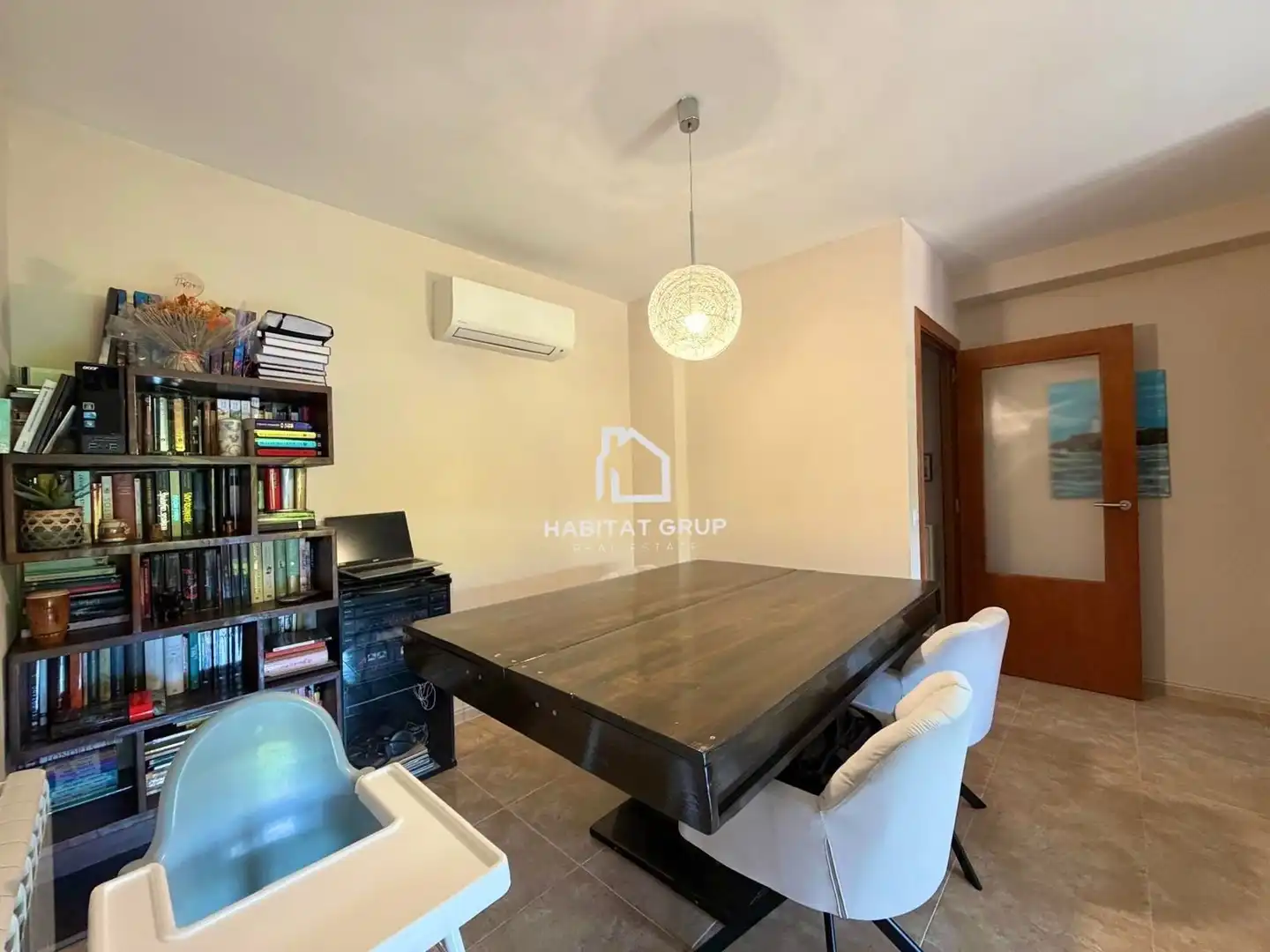 Esszimmer von Wohnung zum Verkauf in Riudarenes mit Klimaanlage, Heizung und Terrasse