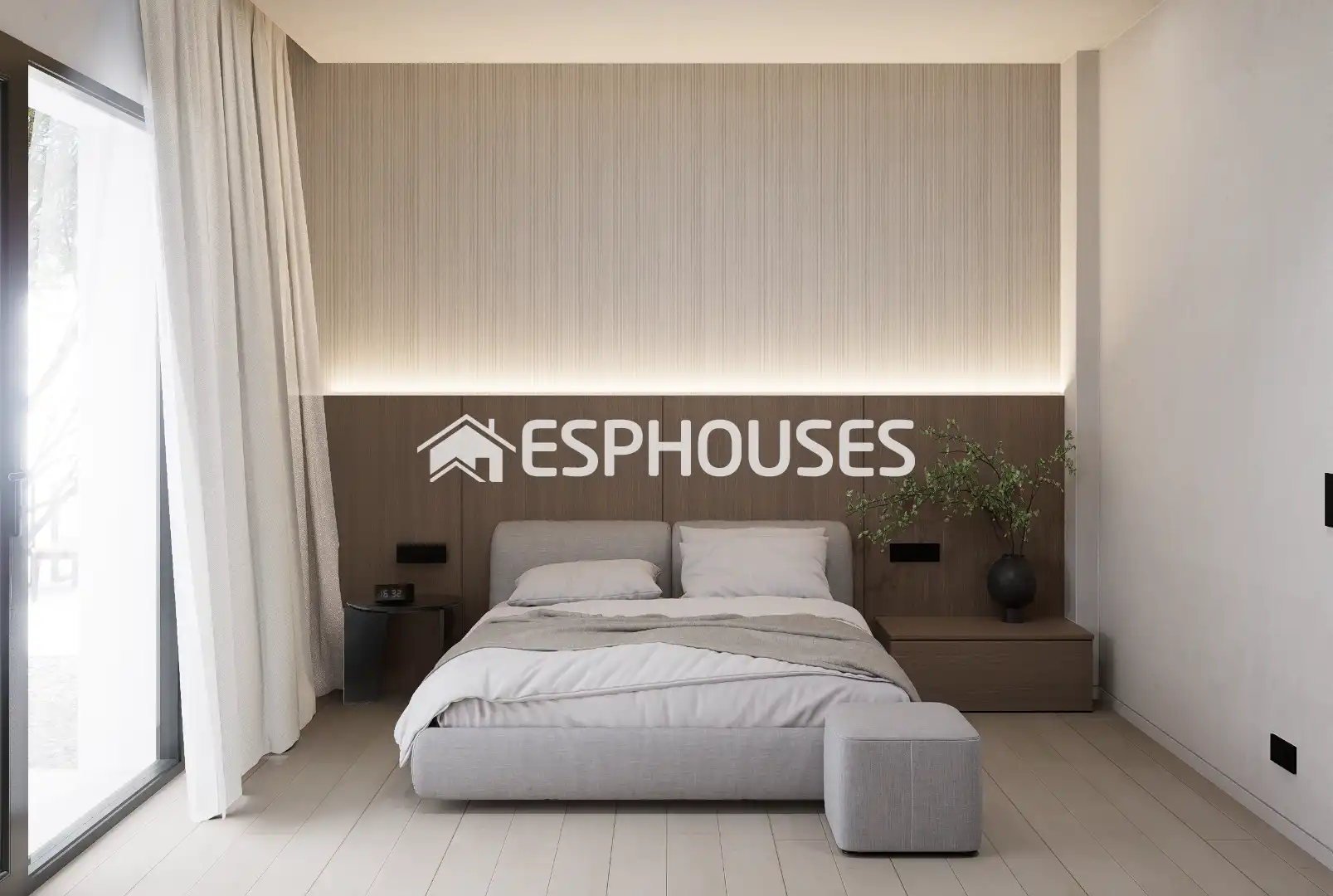 Bedroom of Houses for sale in La Nucia  with Air Conditioner, Swimming Pool and Home automation