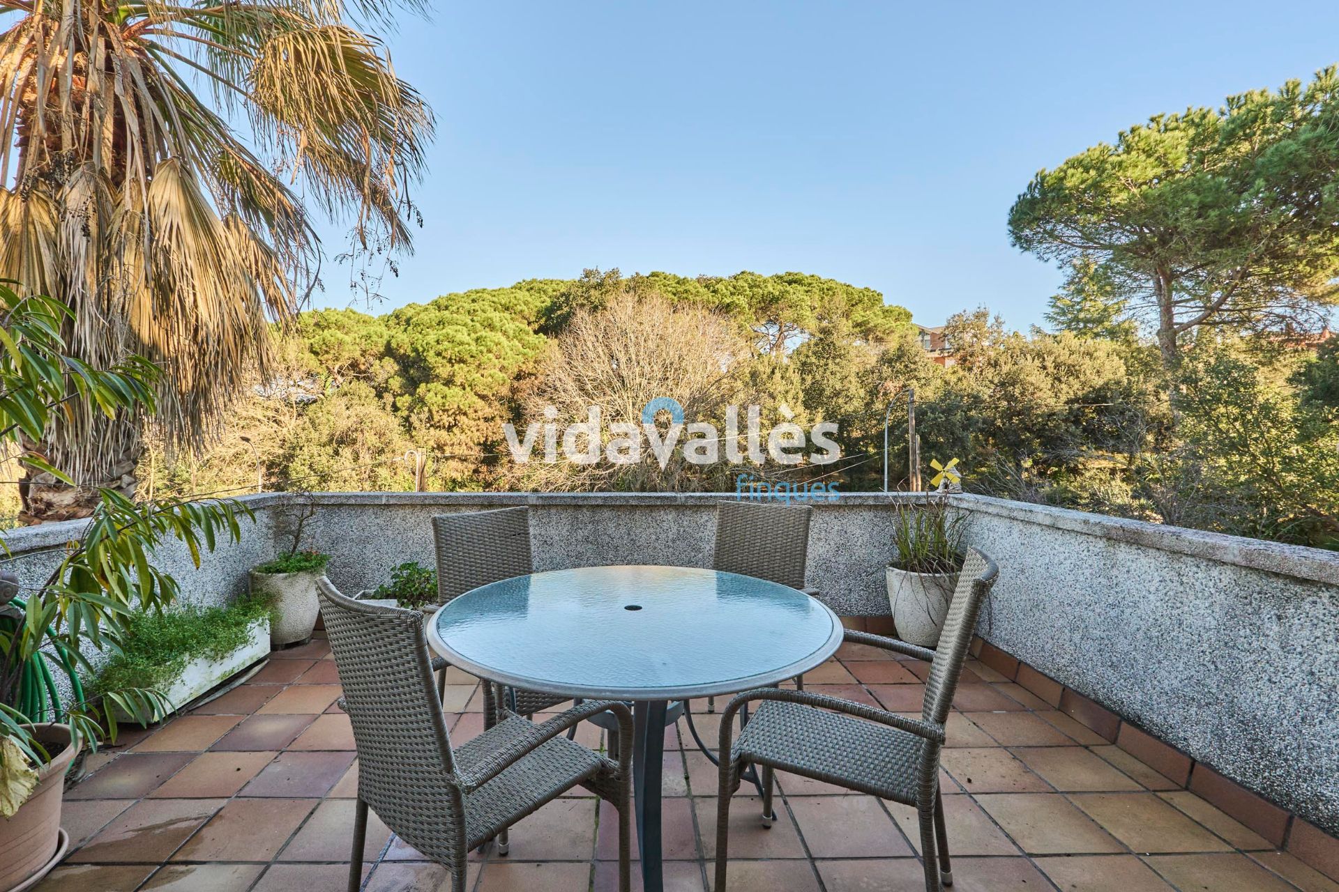 Terraza de Casa o chalet en venta en Vallromanes con Aire acondicionado, Calefacción y Jardín privado