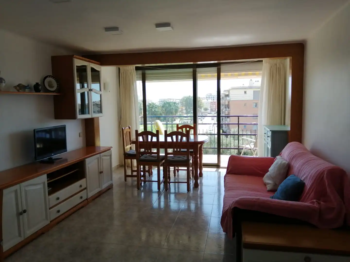 Sala de estar de Apartamento de alquiler en Calonge i Sant Antoni con Terraza, Amueblado y Horno