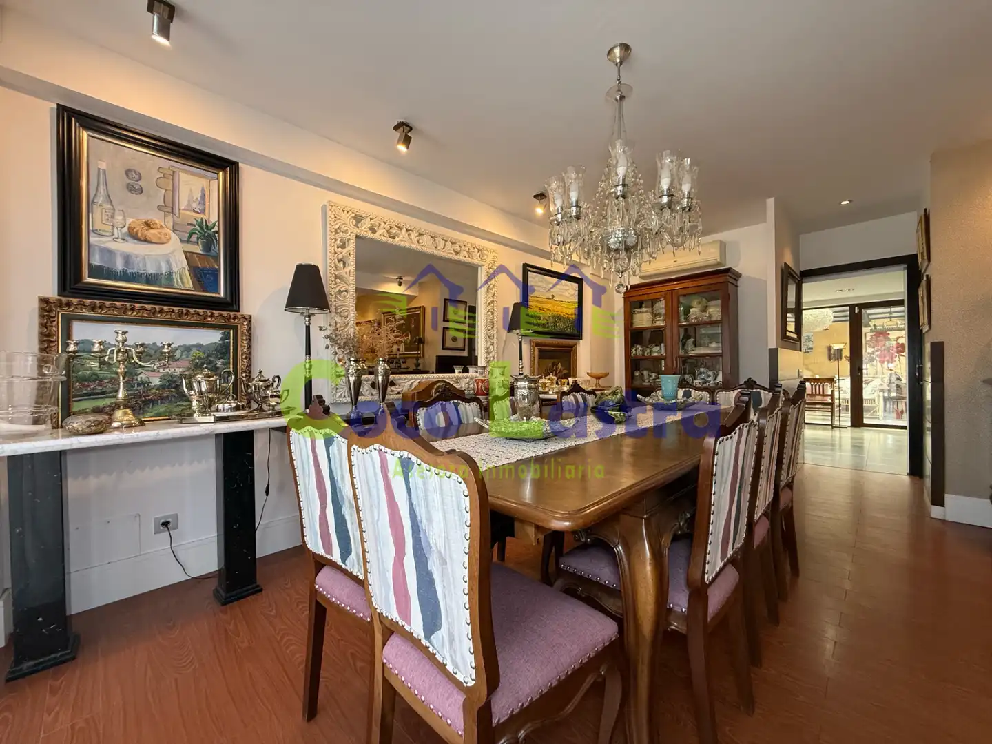 Dining room of Houses for sale in Monterrubio de Armuña  with Air Conditioner, Heating and Private garden