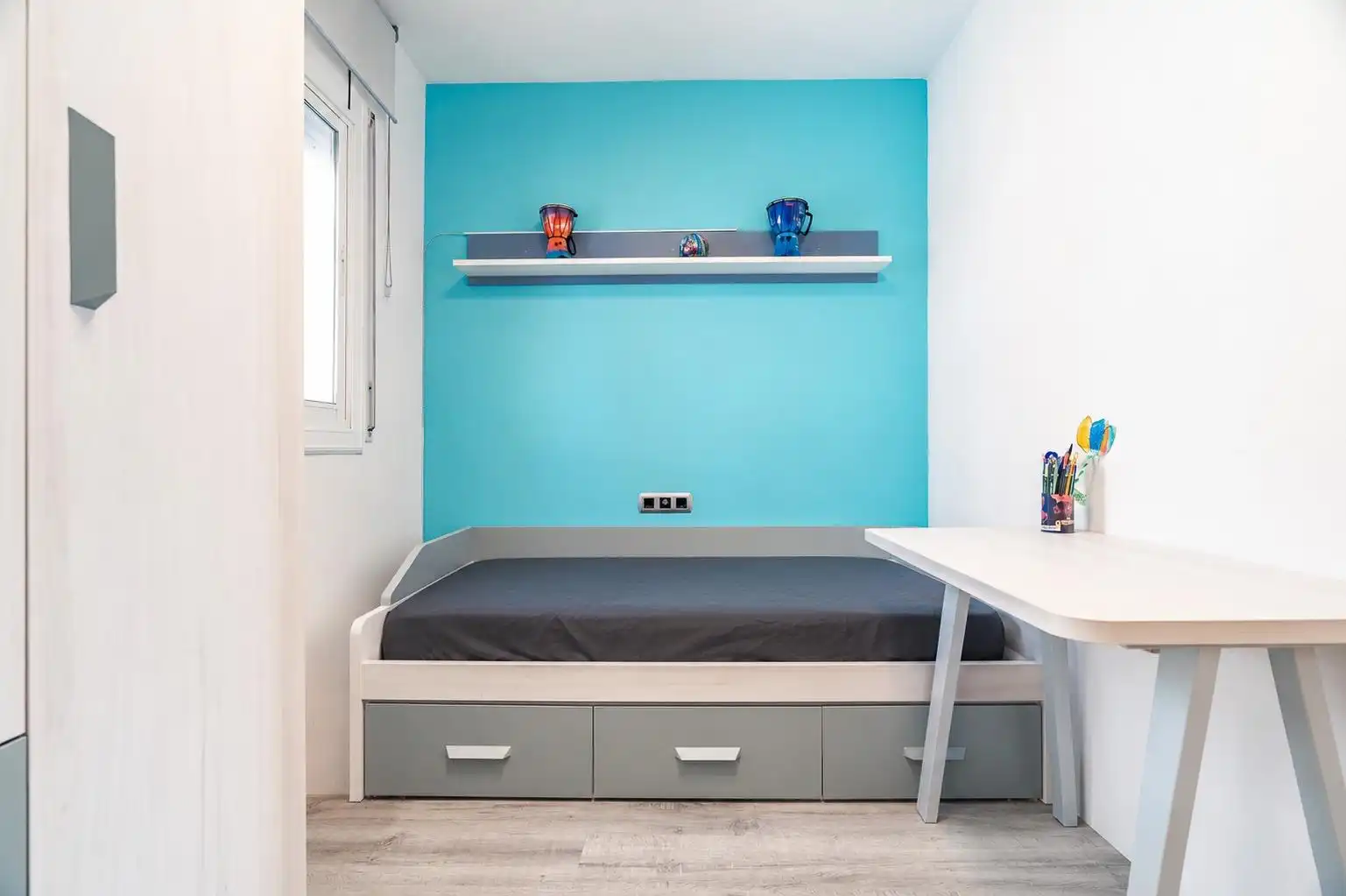 Schlafzimmer von Dachboden zum Verkauf in El Vendrell mit Heizung, Parkett und Terrasse