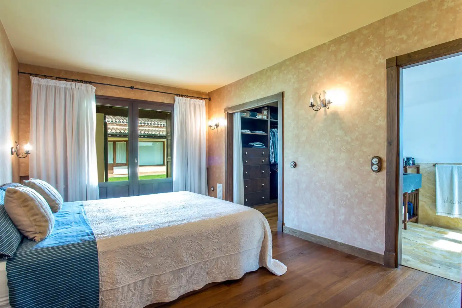 Schlafzimmer von Haus oder Chalet zum Verkauf in Molina de Segura mit Klimaanlage, Heizung und Privatgarten