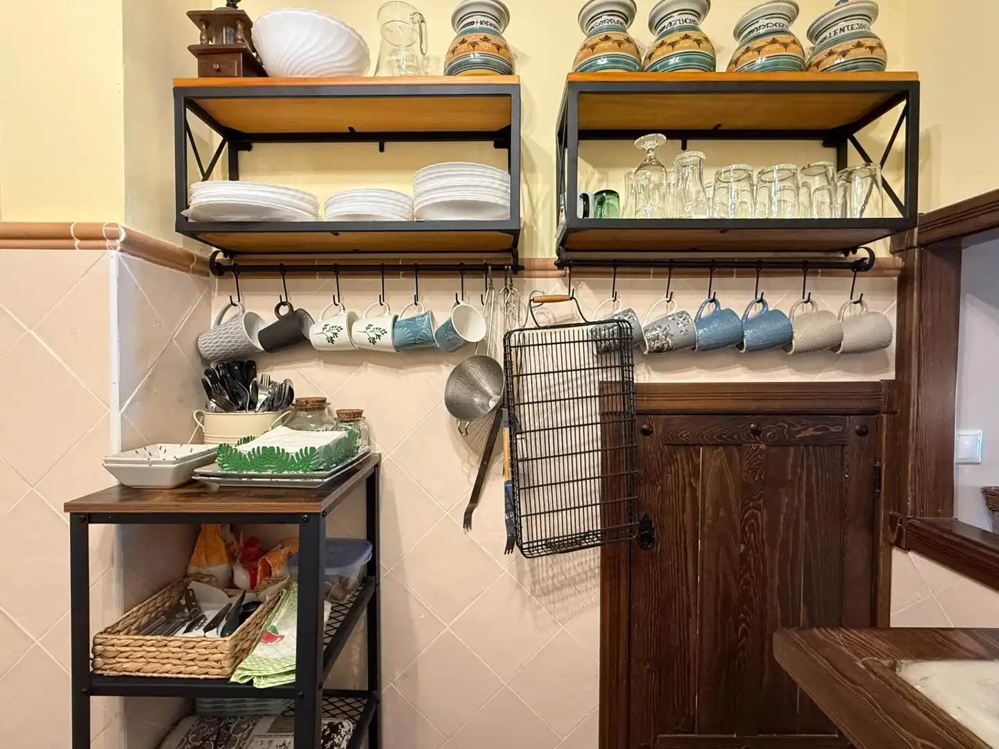 Cocina de Finca rústica en venta en Auñón con Terraza, Amueblado y Balcón