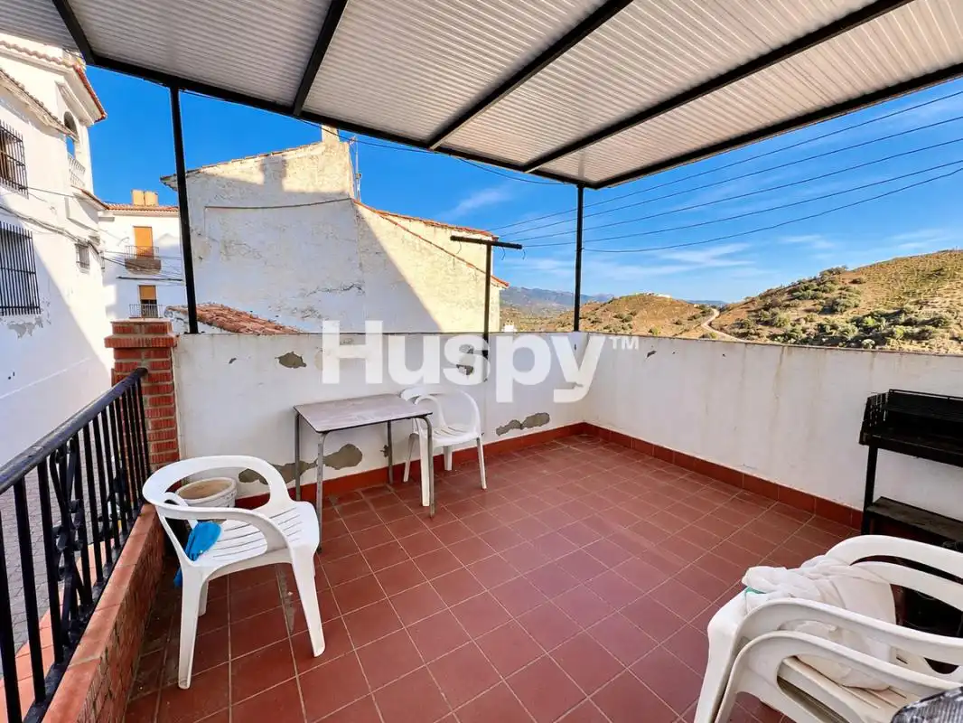 Terrace of Detached homes for sale in Almáchar, Málaga