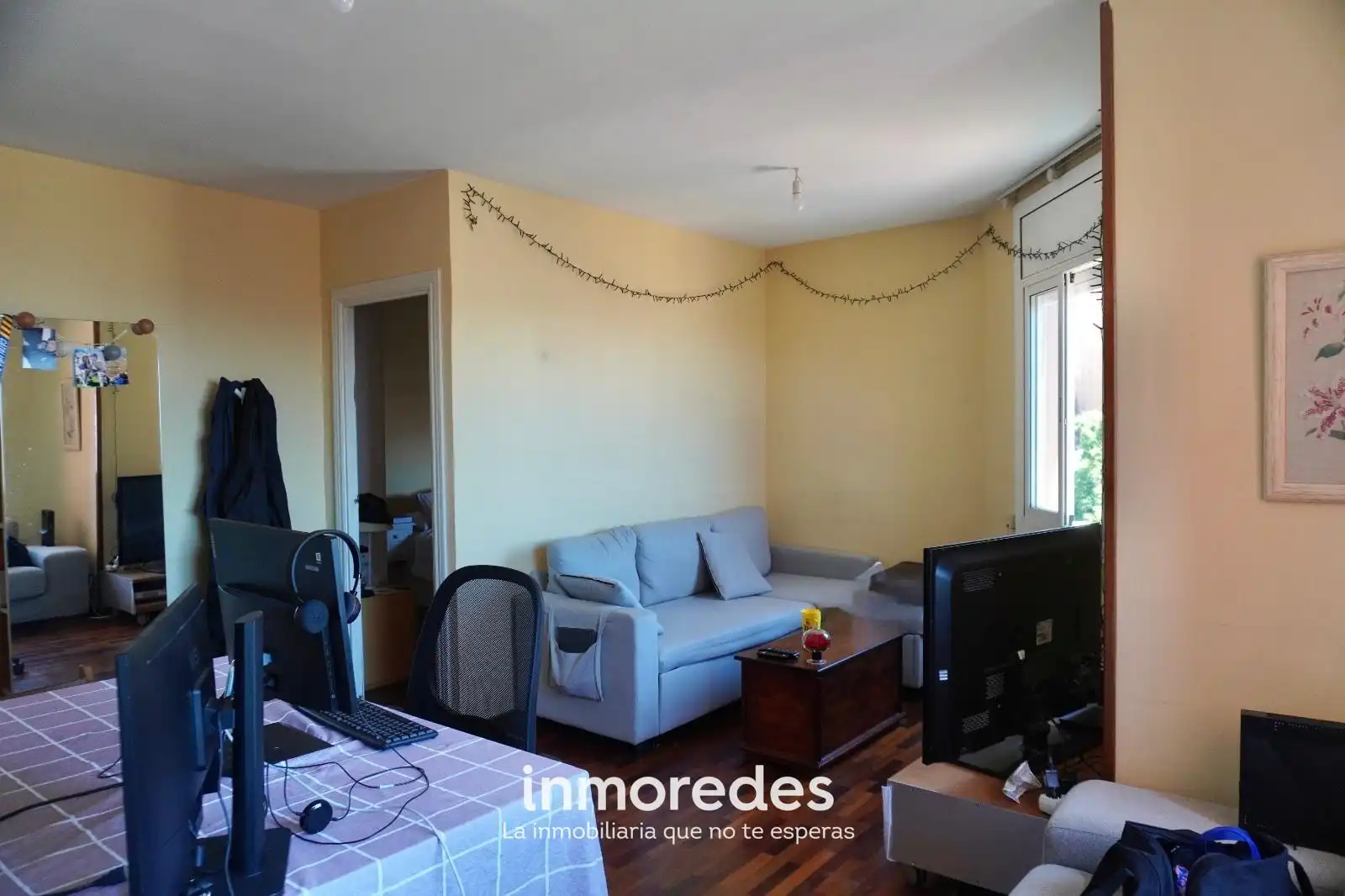 Wohnzimmer von Wohnung zum Verkauf in Barcelona mit Möbliert