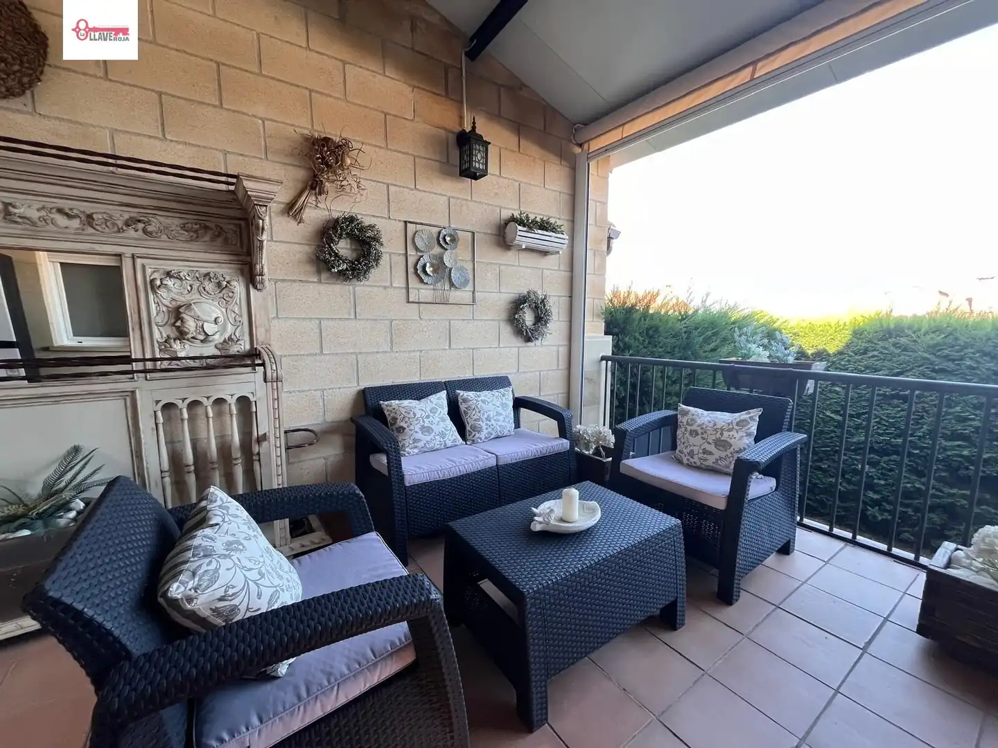 Terraza de Casa adosada en venta en Cardeñajimeno con Calefacción, Jardín privado y Parquet