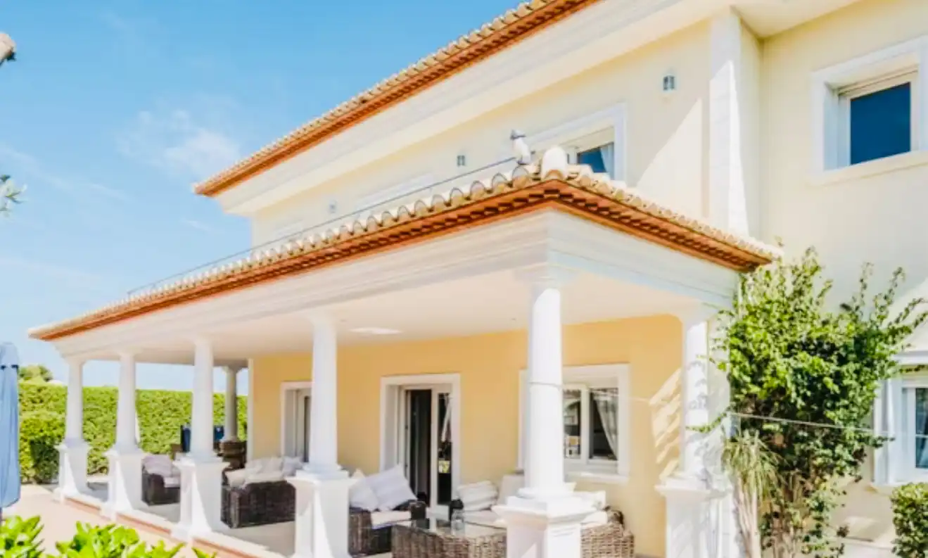 Vista exterior de Casa o chalet en venta en Jávea / Xàbia con Aire acondicionado, Calefacción y Jardín privado