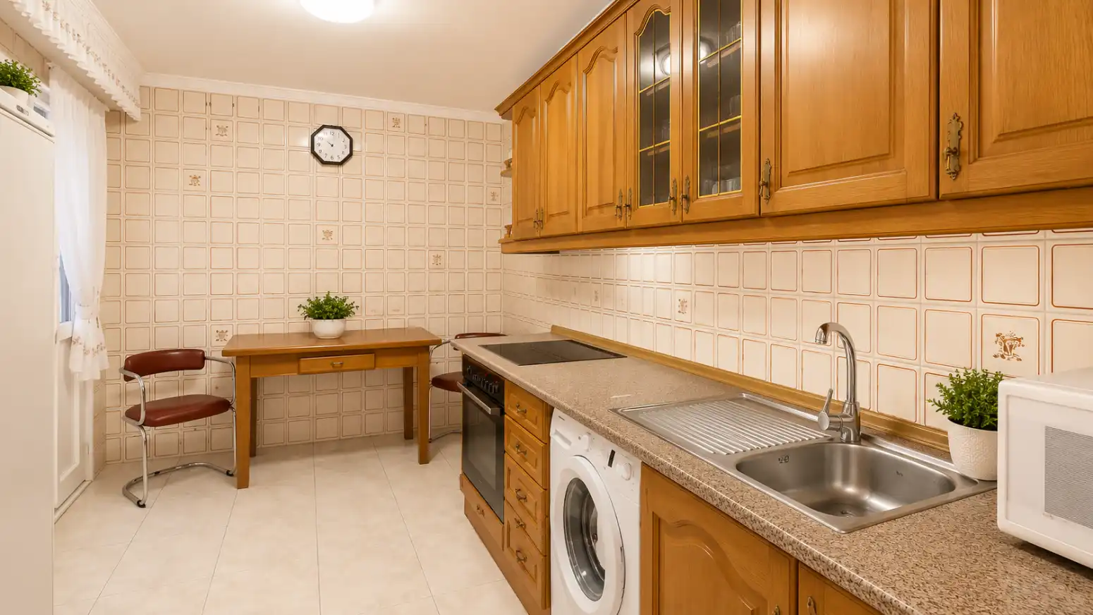 Kitchen of Flat for rent in Villava / Atarrabia  with Heating, Parquet flooring and Terrace