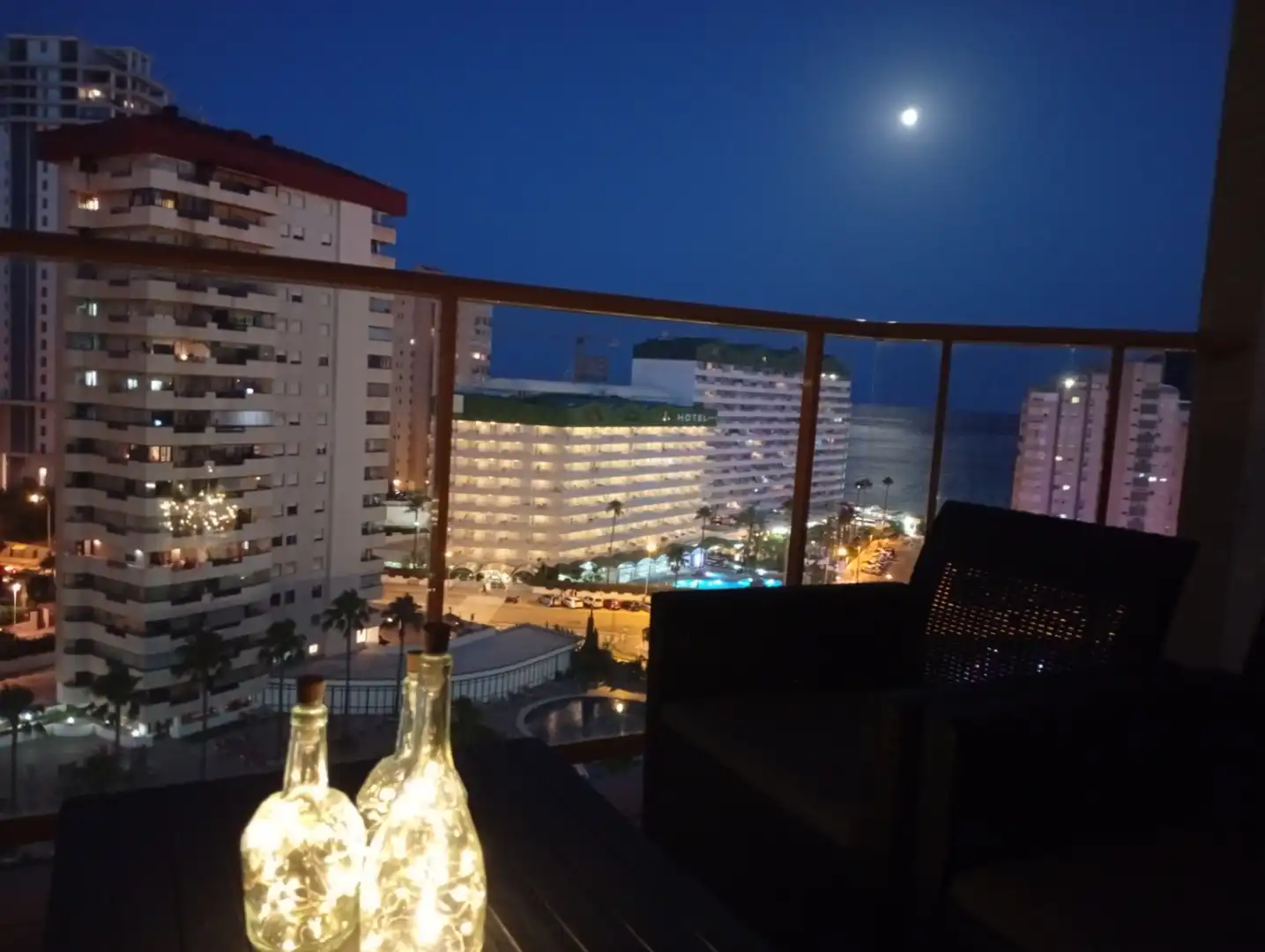 Terraza de Apartamento en venta en Calpe / Calp con Aire acondicionado, Calefacción y Jardín privado