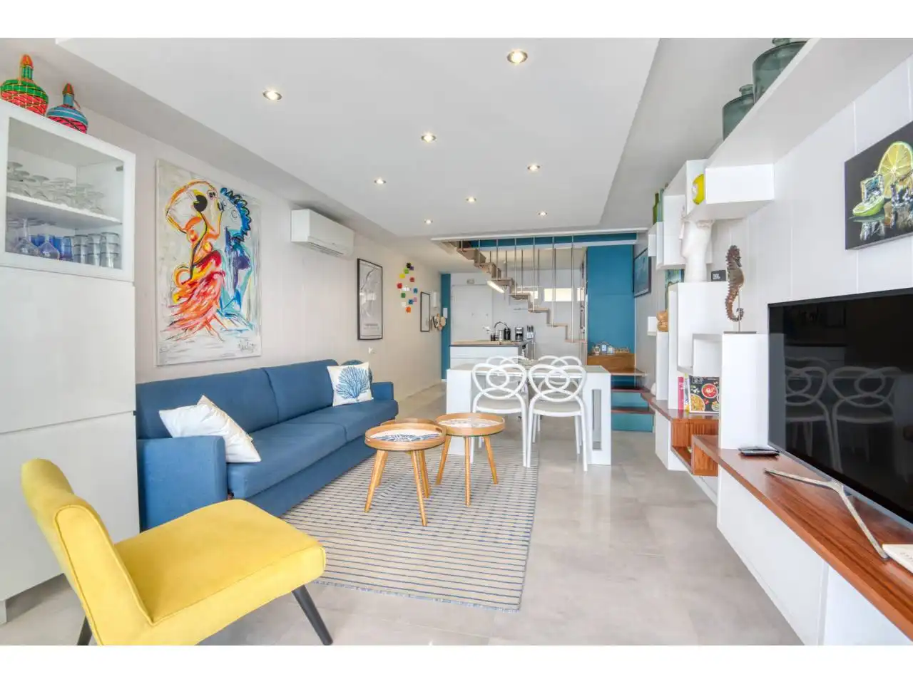 Wohnzimmer von Wohnungen zum Verkauf in Castell d'Aro, Platja d'Aro i s'Agaró mit Terrasse, Balkon und Alarm