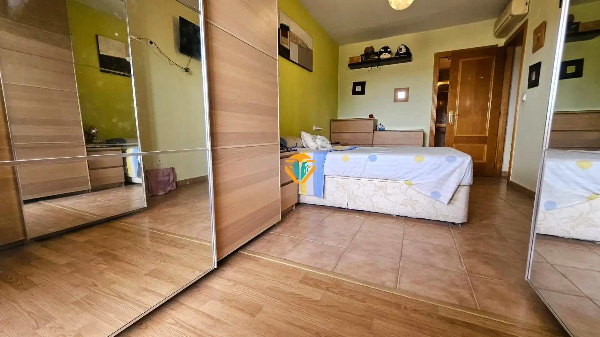 Schlafzimmer von Einfamilien-Reihenhaus zum Verkauf in Finestrat mit Klimaanlage, Privatgarten und Terrasse
