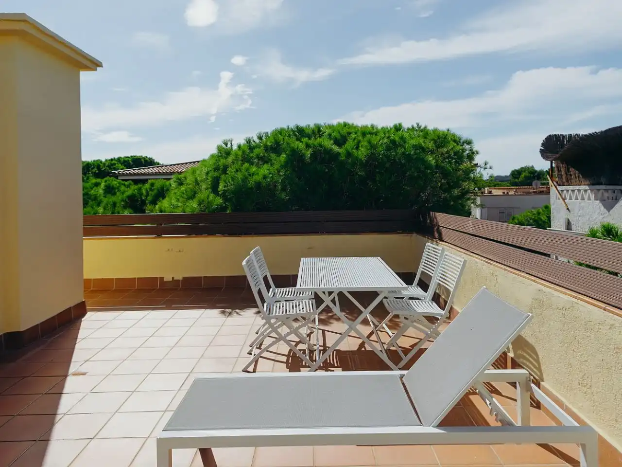 Terrasse von Wohnung zur Miete in Castell d'Aro, Platja d'Aro i s'Agaró mit Klimaanlage und Terrasse