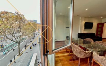 Exterior view of Flat for sale in  Barcelona Capital  with Air Conditioner, Heating and Storage room