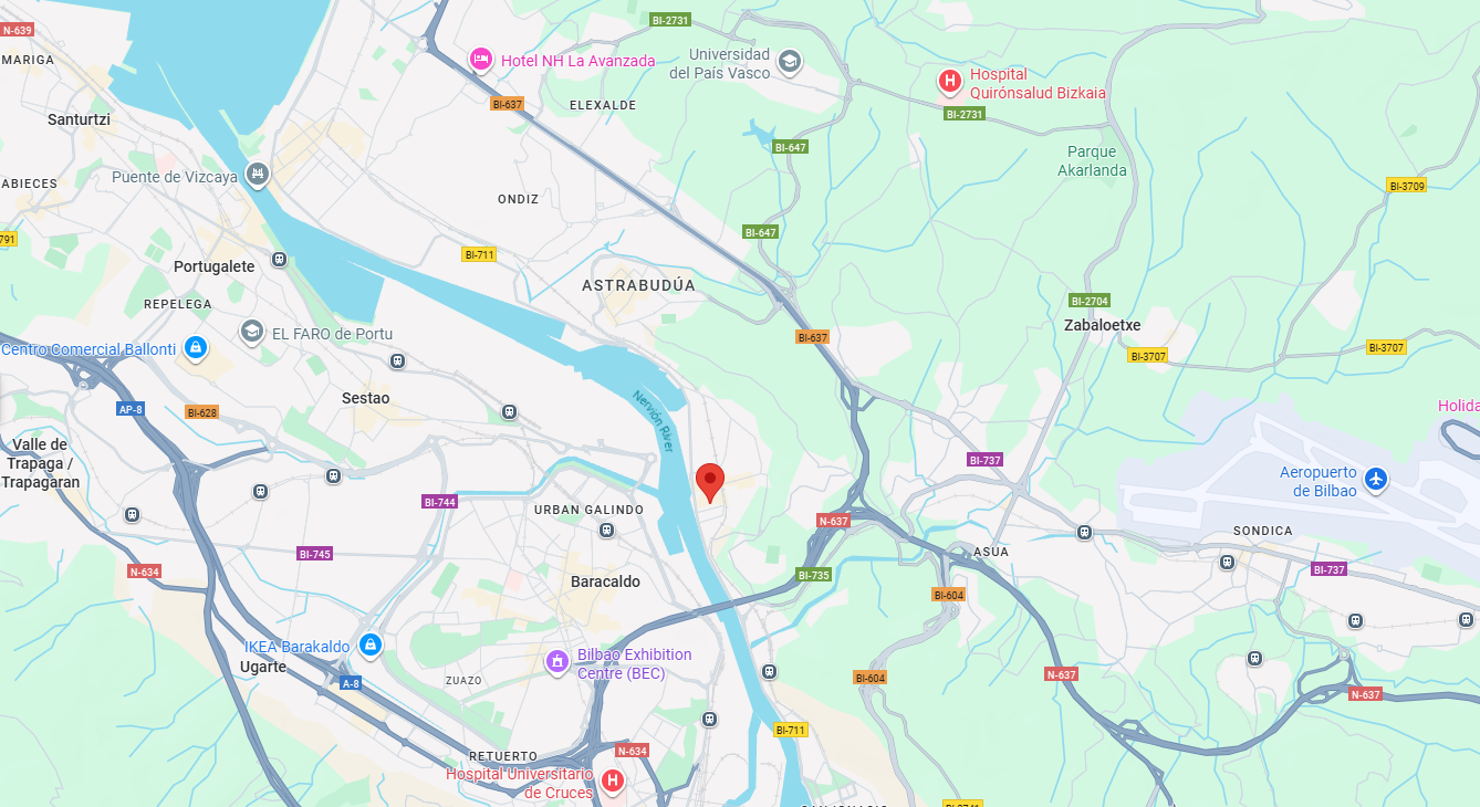 Vista exterior de Pis en venda en Erandio