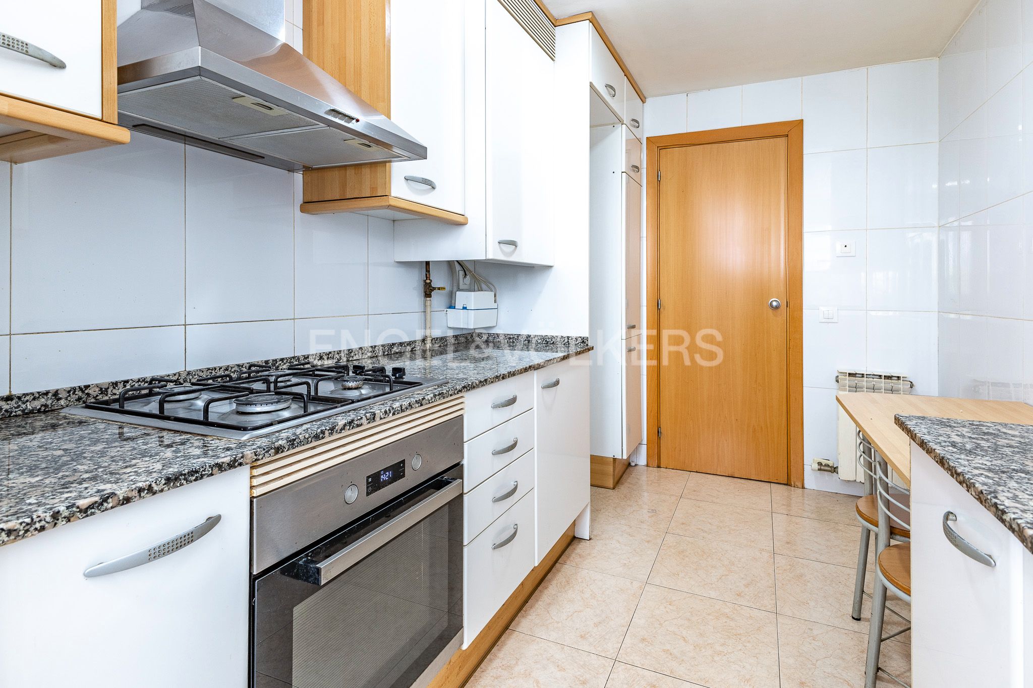 Kitchen of Apartment for sale in Sant Joan Despí  with Air Conditioner, Heating and Parquet flooring