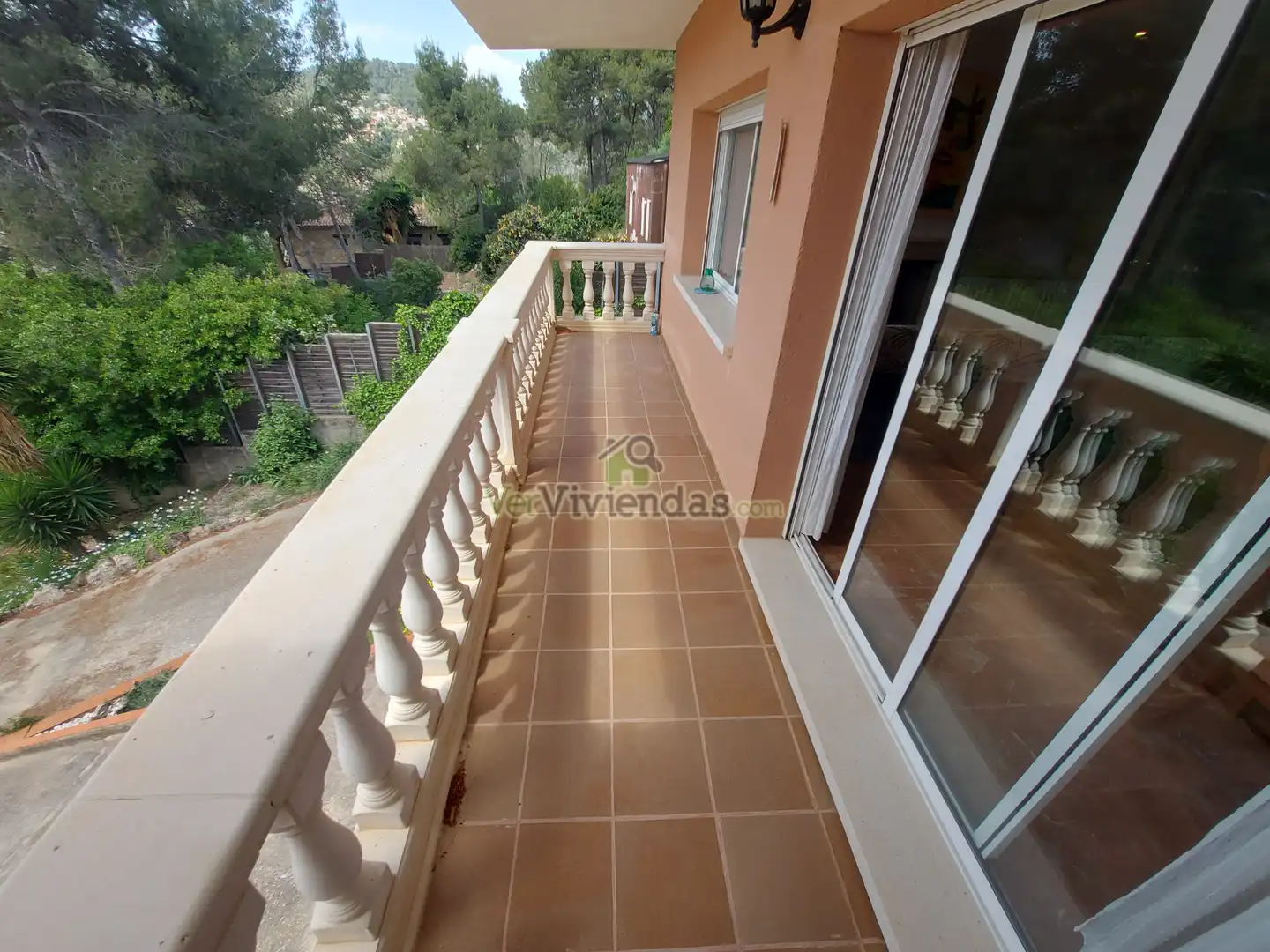 Terrassa de Casa o xalet en venda en Vallirana amb Calefacció, Jardí privat i Terrassa
