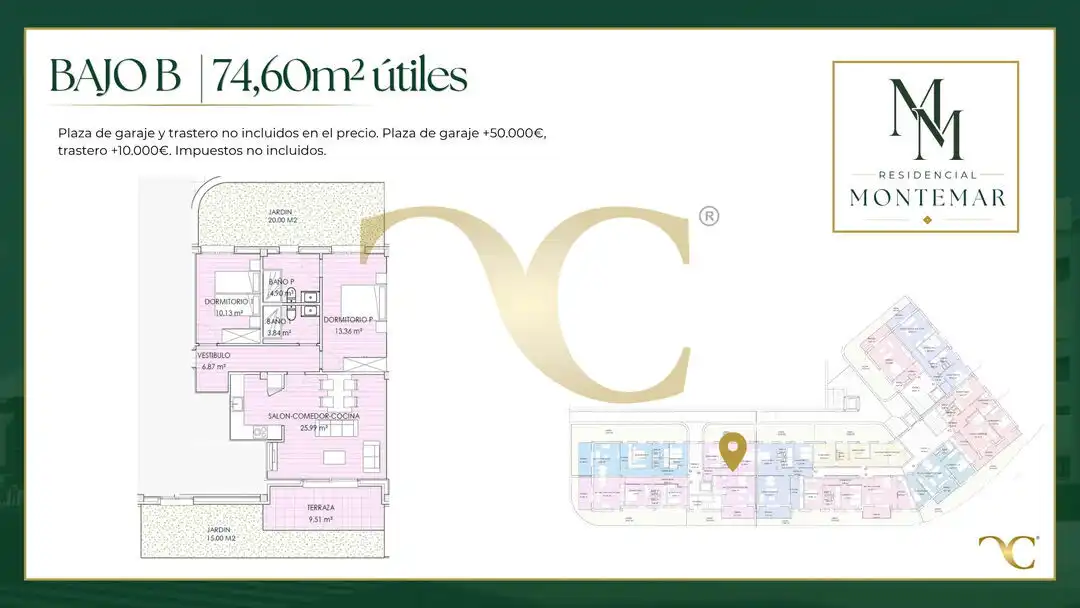 Appartement avec jardin à vendre à José Enrique Rozas Guijarro 10, imagen 10