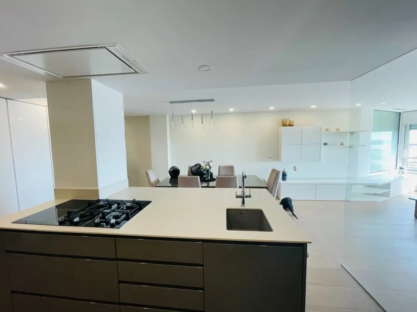 Küche von Wohnung zur Miete in Alicante / Alacant mit Klimaanlage, Heizung und Parkett