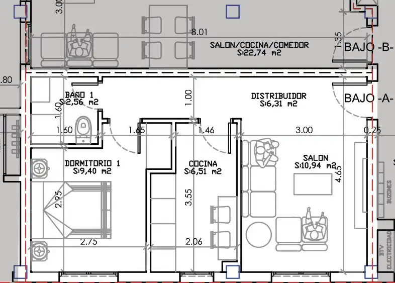 Piso con terraza en venta en Calle Agustín Rivera 11