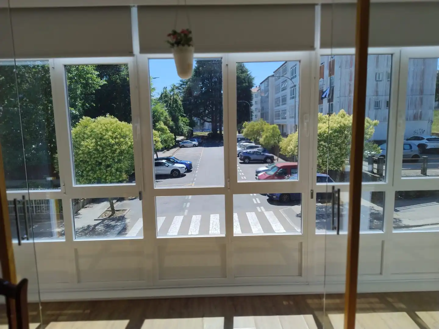 Vista exterior de Piso de alquiler en Santiago de Compostela  con Calefacción, Amueblado y Horno